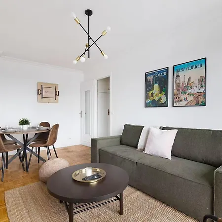 公寓 Lovely Appartement-2rooms-6p Sunshine-quiet-subway