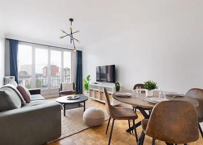 Lovely Appartement-2rooms-6p Sunshine-quiet-subway Apartment